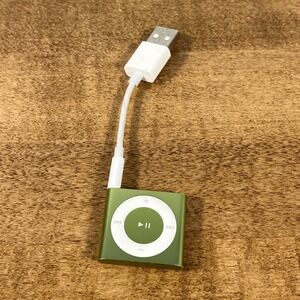 Apple Ipod Shuffle Green 2GB Model A1373 4th Gen MP3 Player - Tested